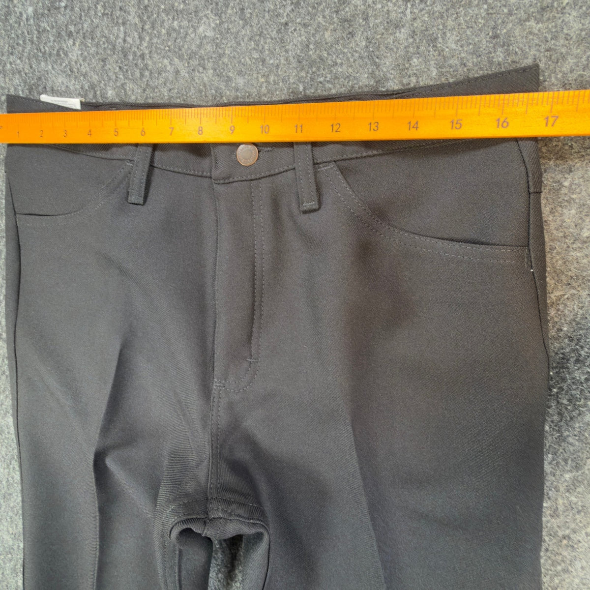 Wrangler Mens Y2K Wrancher Bootcut Dress Pants 34x30 Black Polyester NWT 82BK