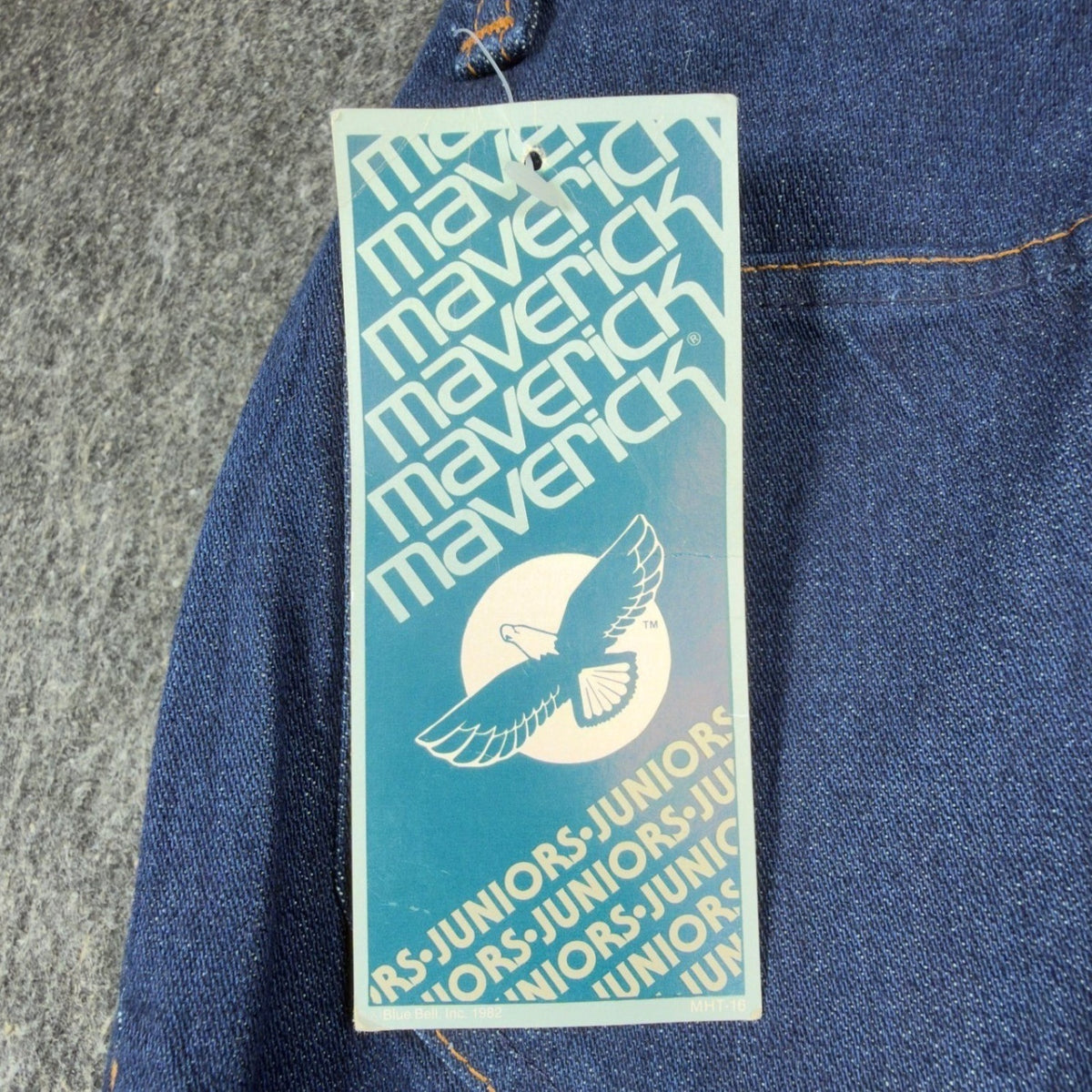 Maverick 80s Vintage Pleated Jeans Junior 5 Blue Cotton NWT Made in USA