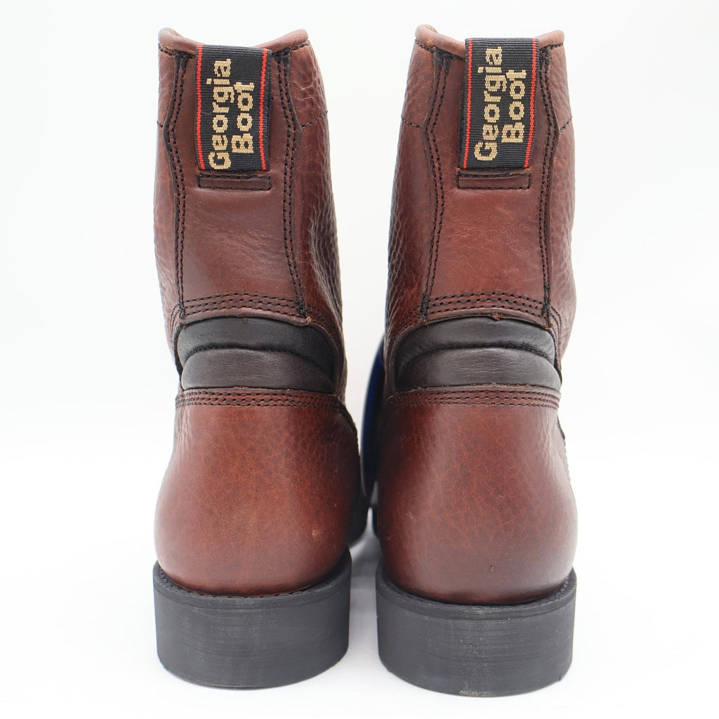 Georgia Boot Carbo-Tec 8" Work Boots Mens 11 M Brown Leather G8845 Deadstock