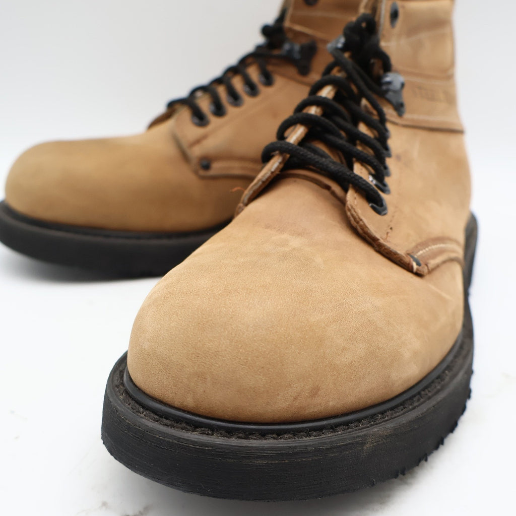 Carolina Steel Toe Boots Mens 9 D Vintage Tan Leather 4Comfort Work Made in USA - take2supply