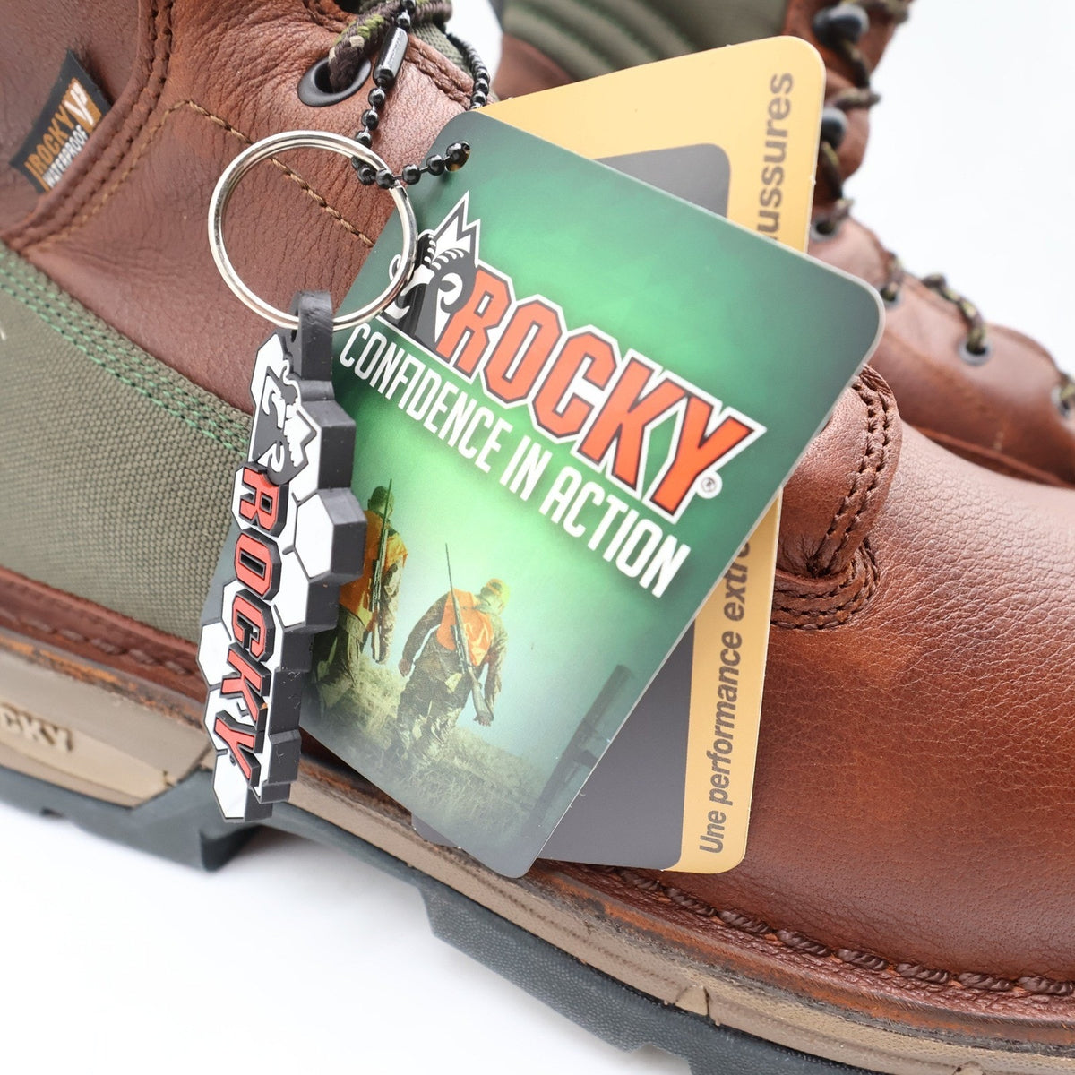 Rocky Fieldlite 8" Hunting Boots Mens 10M Brown Leather Insulated Waterproof NEW - take2supply