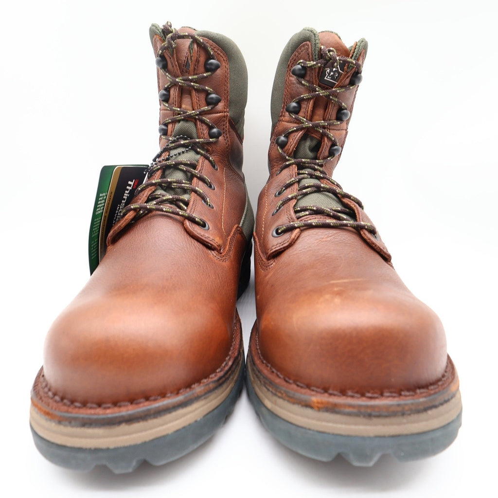Rocky Fieldlite 8" Hunting Boots Mens 10M Brown Leather Insulated Waterproof NEW - take2supply