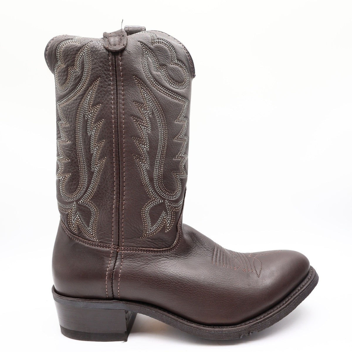 Double-H 3263 Work Western Boots Mens 10.5 D Brown Leather New Made In USA