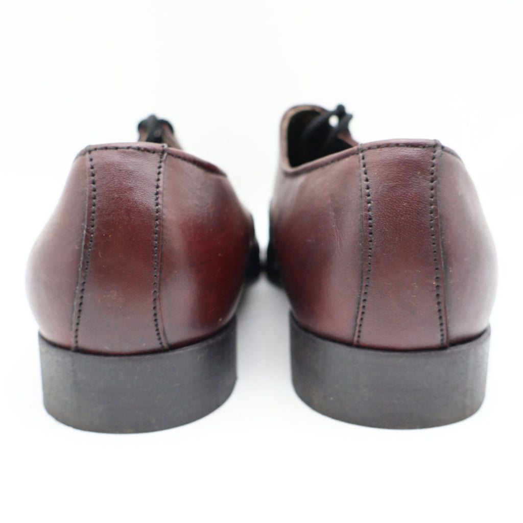 Vintage Armadillos Stanford II Burgundy Leather Oxfords Men's 10M USA Made New
