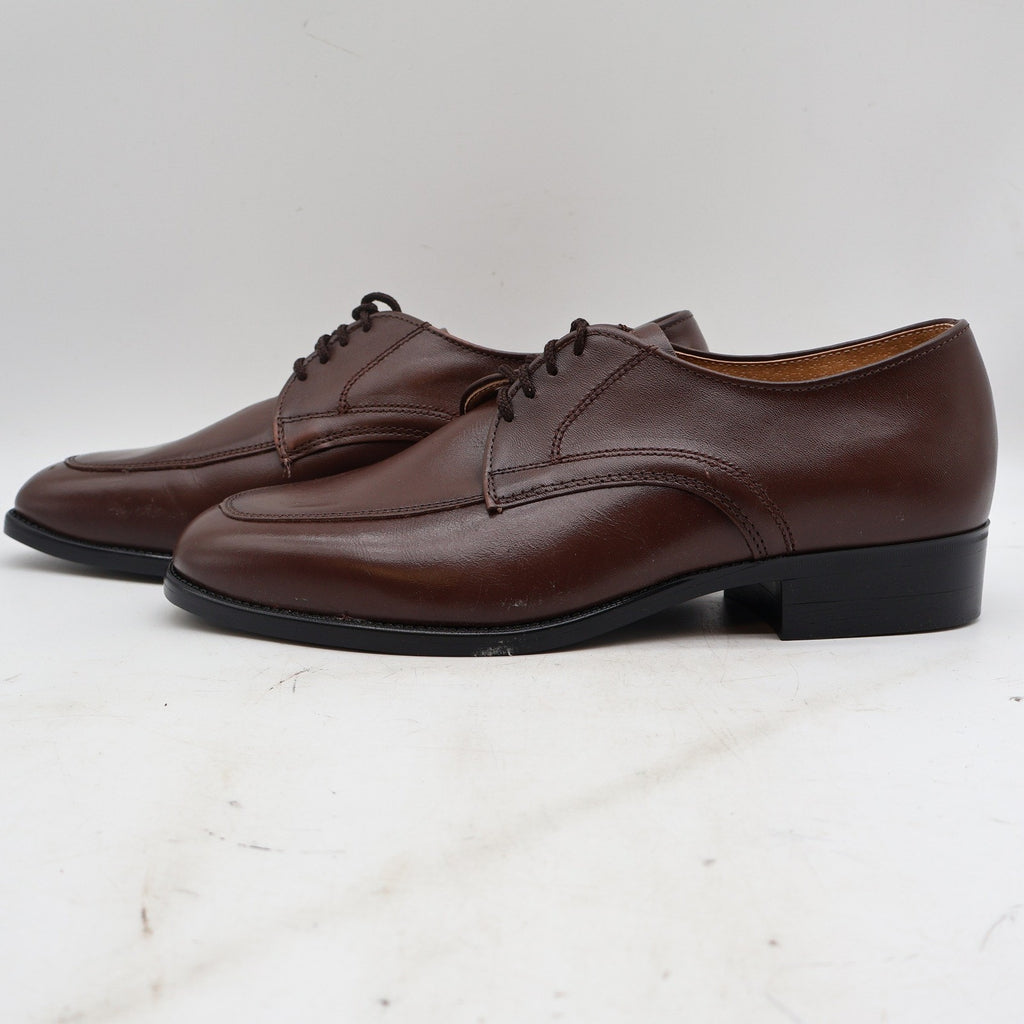 Vintage Barclay 97124 Brown Leather Oxford Shoes Men's 9.5 EEE Wide USA Deadstock