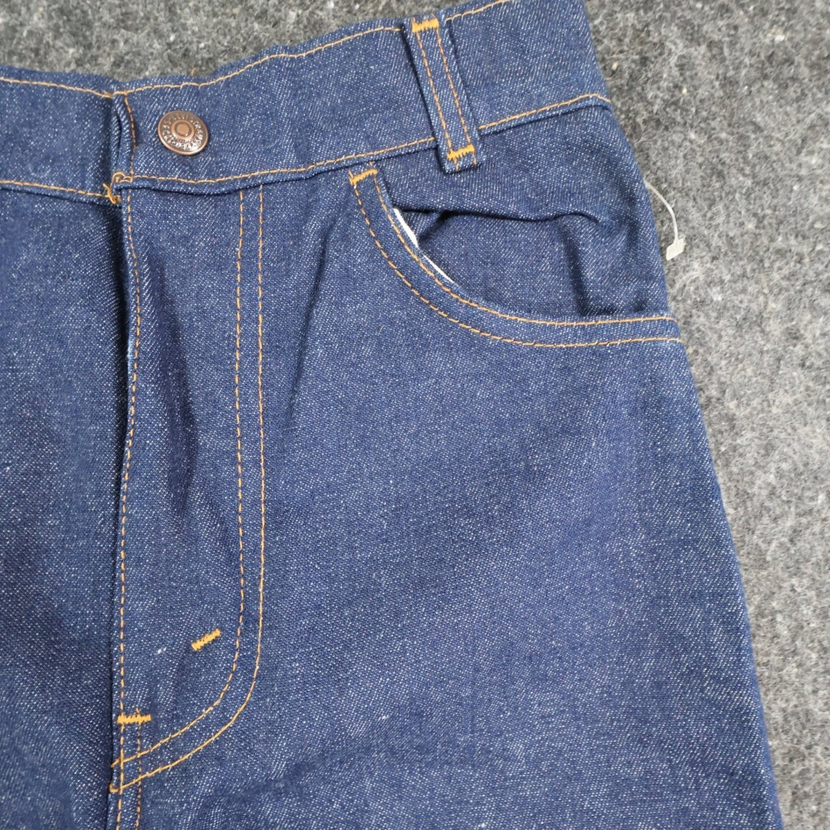 Levi's Vintage 70s Orange Tab Jeans Girls 14 Slim Blue Denim NOS 24x32 - take2supply