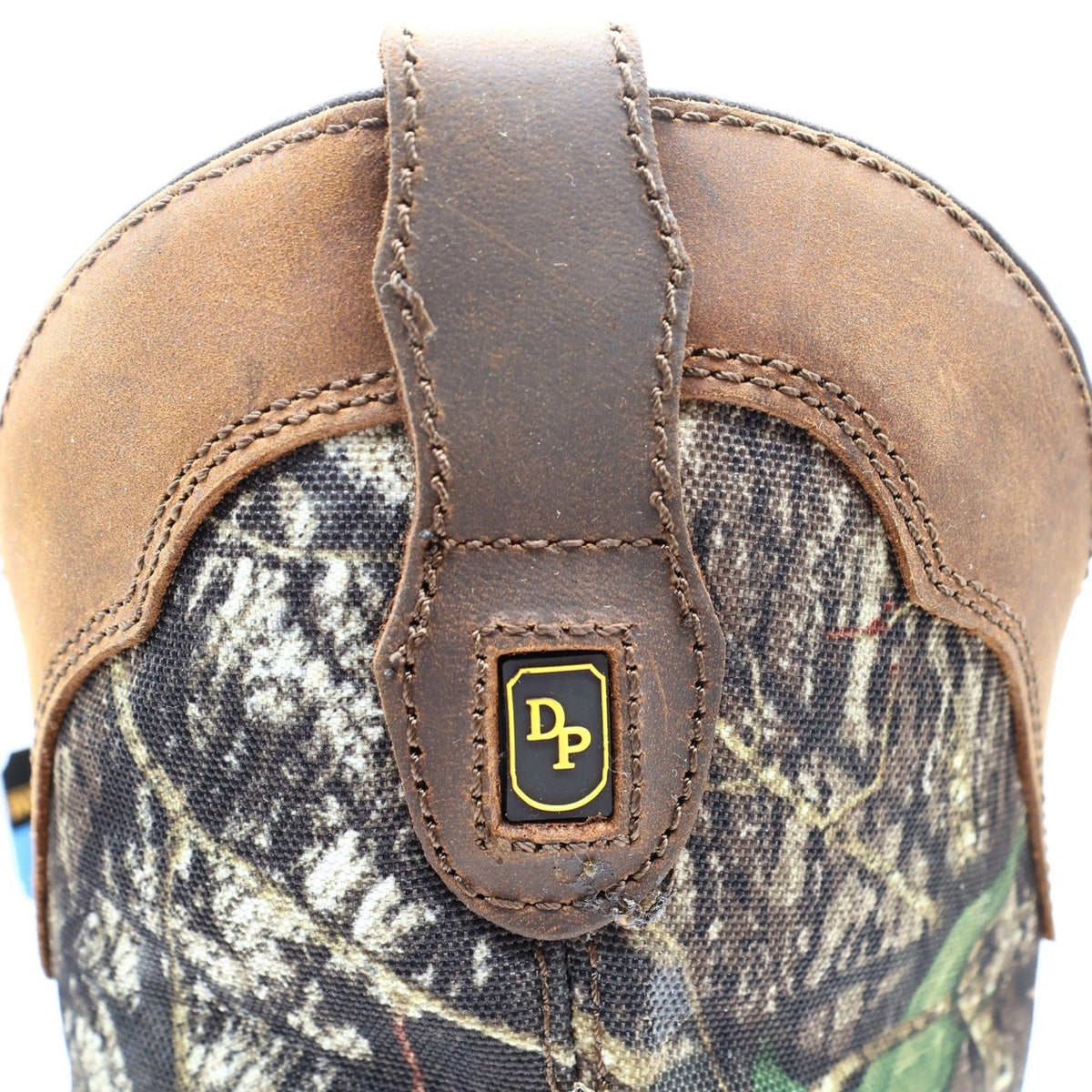 Dan Post Camo Waterproof Western Work Boots Men 9 D Brown Leather NWT Box