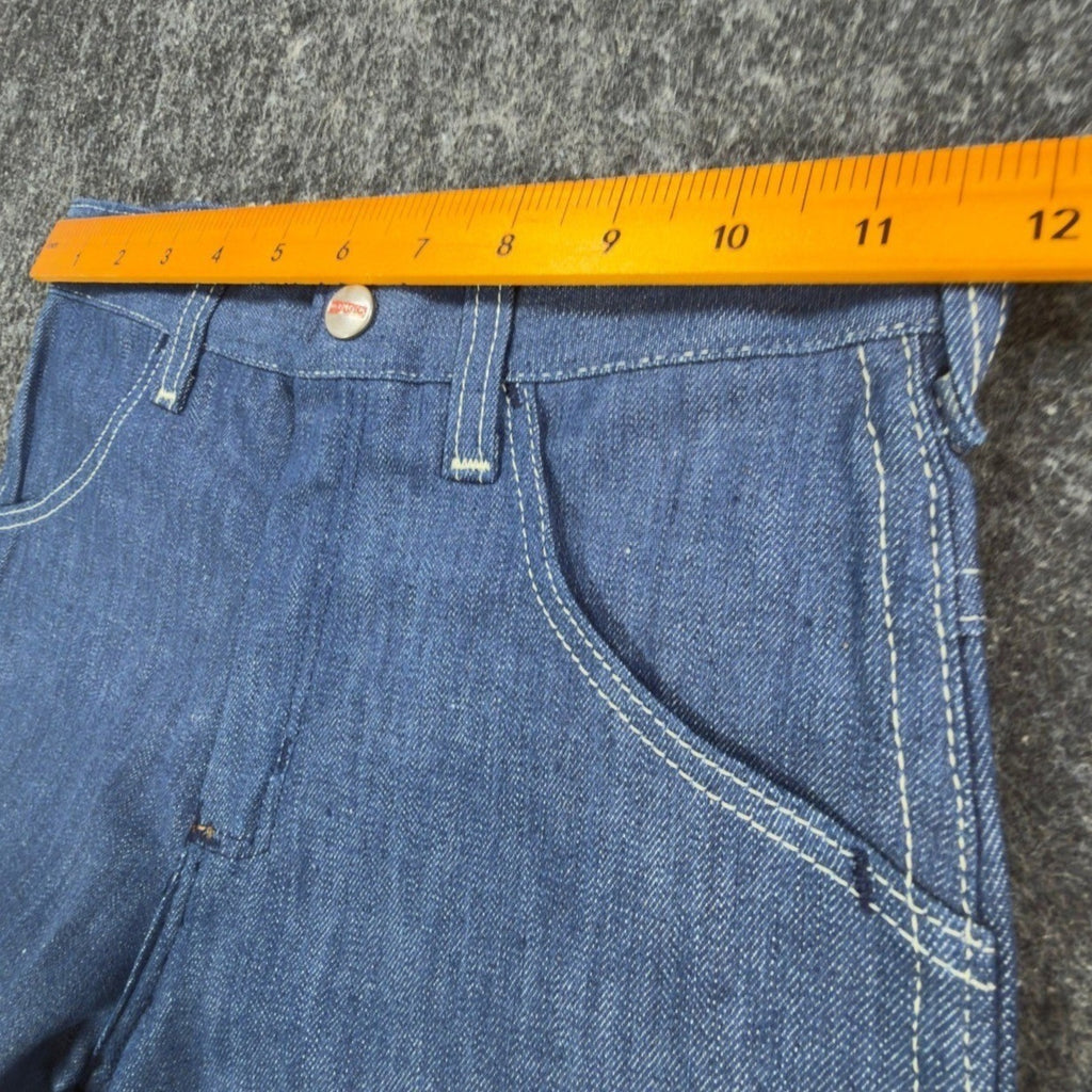 Vintage Young Maverick Western Jeans Kids 7 Regular Blue Denim USA NWT