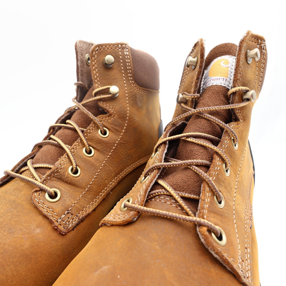 Carhartt Modern Ironwood Alloy Toe Work Boot Mens 10.5 Brown Leather New - take2supply