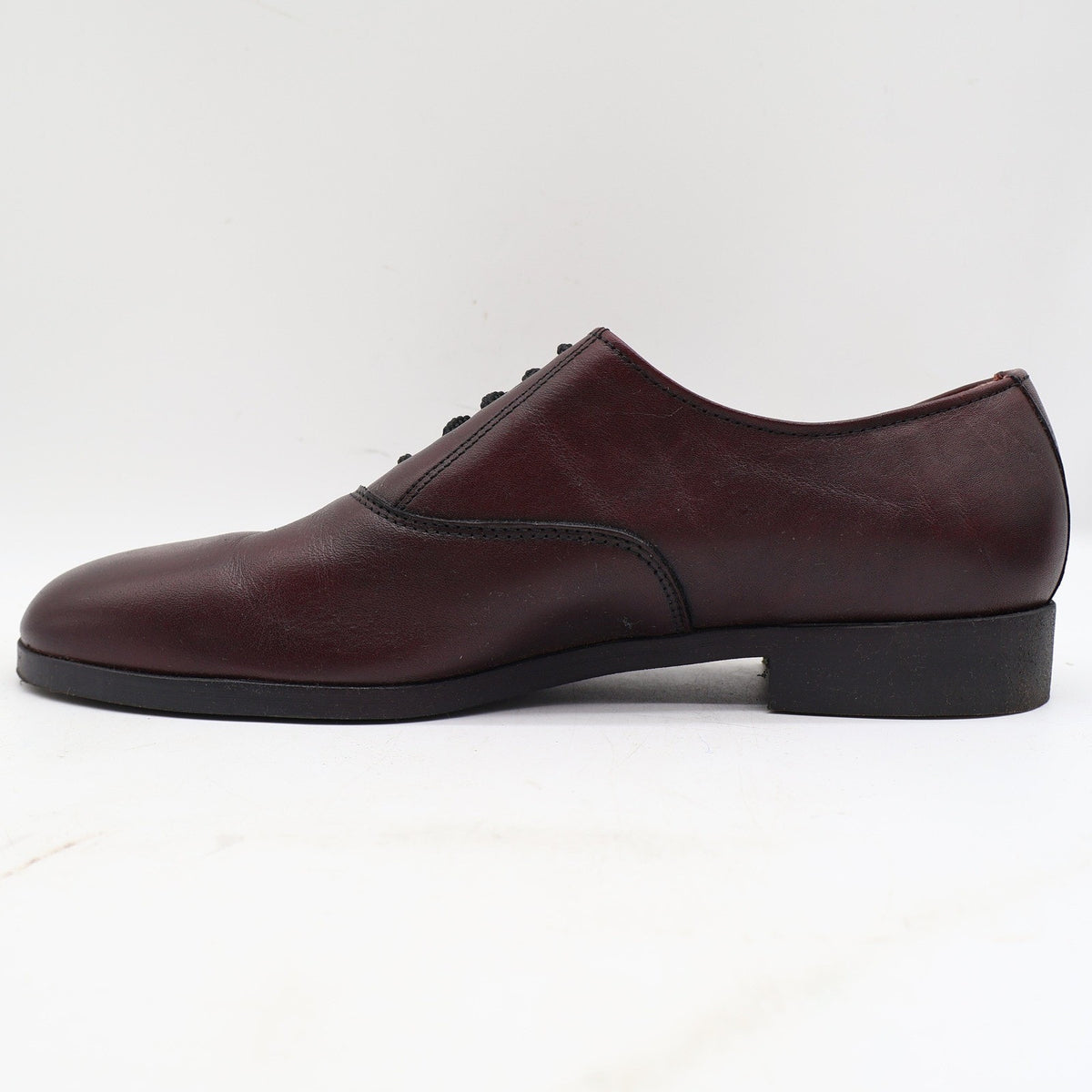 Vintage Armadillos Stanford II Burgundy Leather Oxfords Men's 10M USA Made New