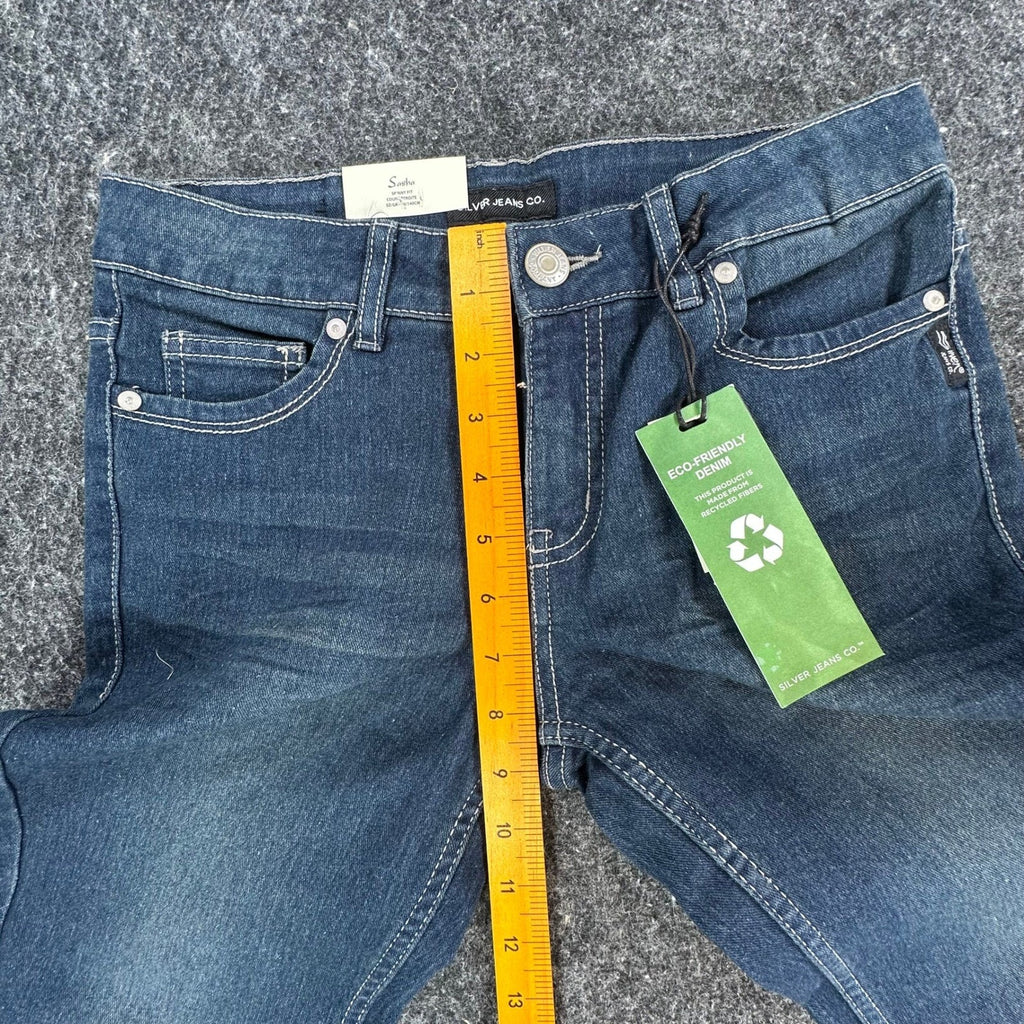 Silver Jeans Co Sasha Skinny Jeans Girls 10 Blue Denim Slim Fit NWT