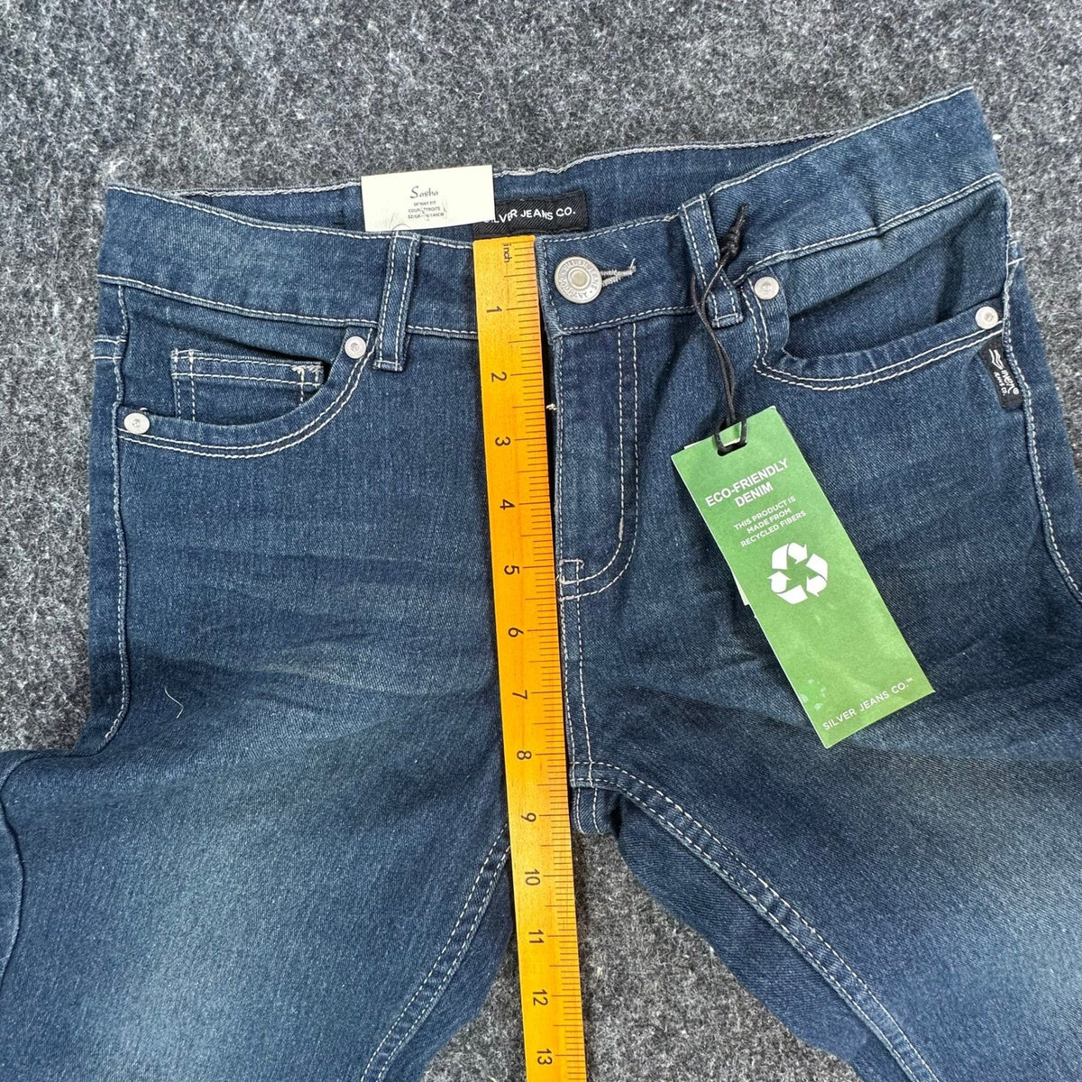 Silver Jeans Co Sasha Skinny Jeans Girls 10 Blue Denim Slim Fit NWT