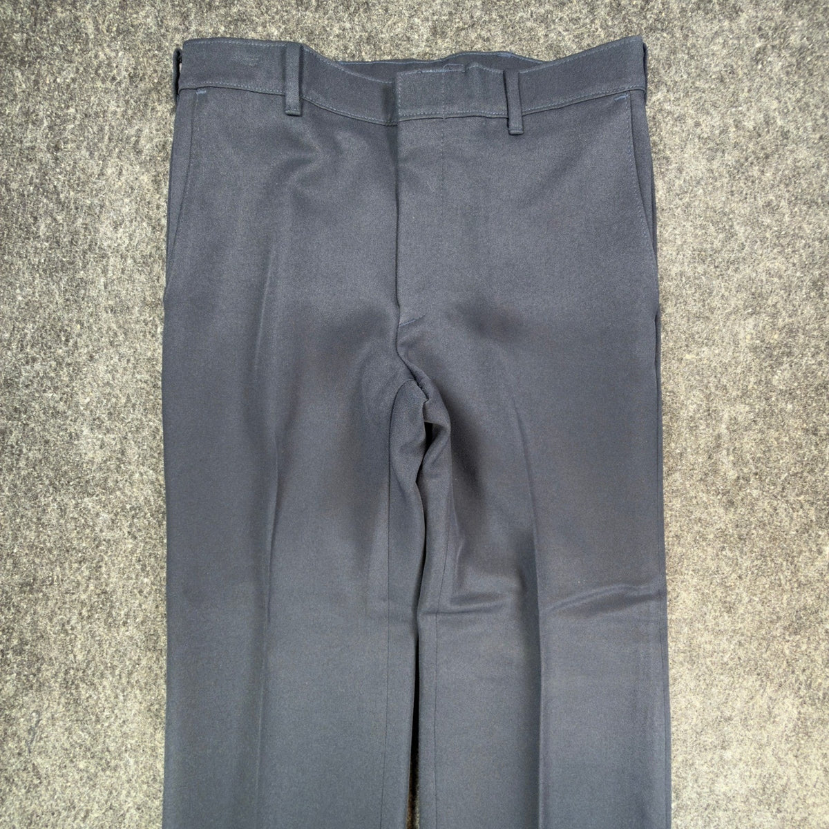 Vintage 70s Pants Mens 32x32 Gray Dacron Polyester Deadstock Trousers 527-1000