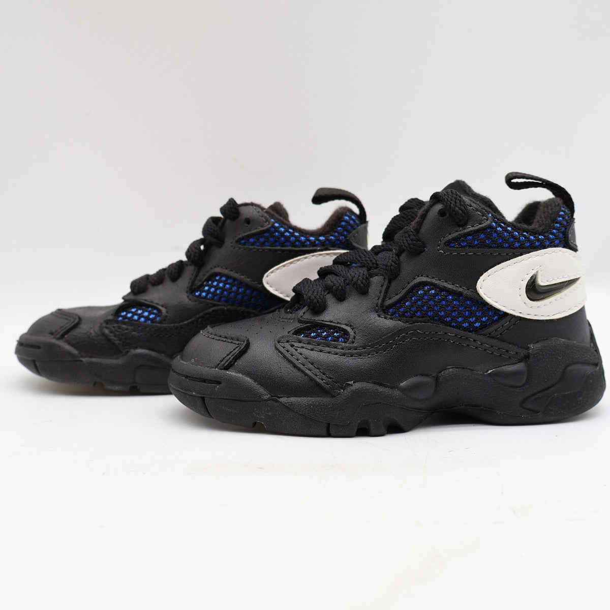 Nike Kid Straight BP Sneakers Size 8.5C Vintage 90s Royal Blue Black 151087-401