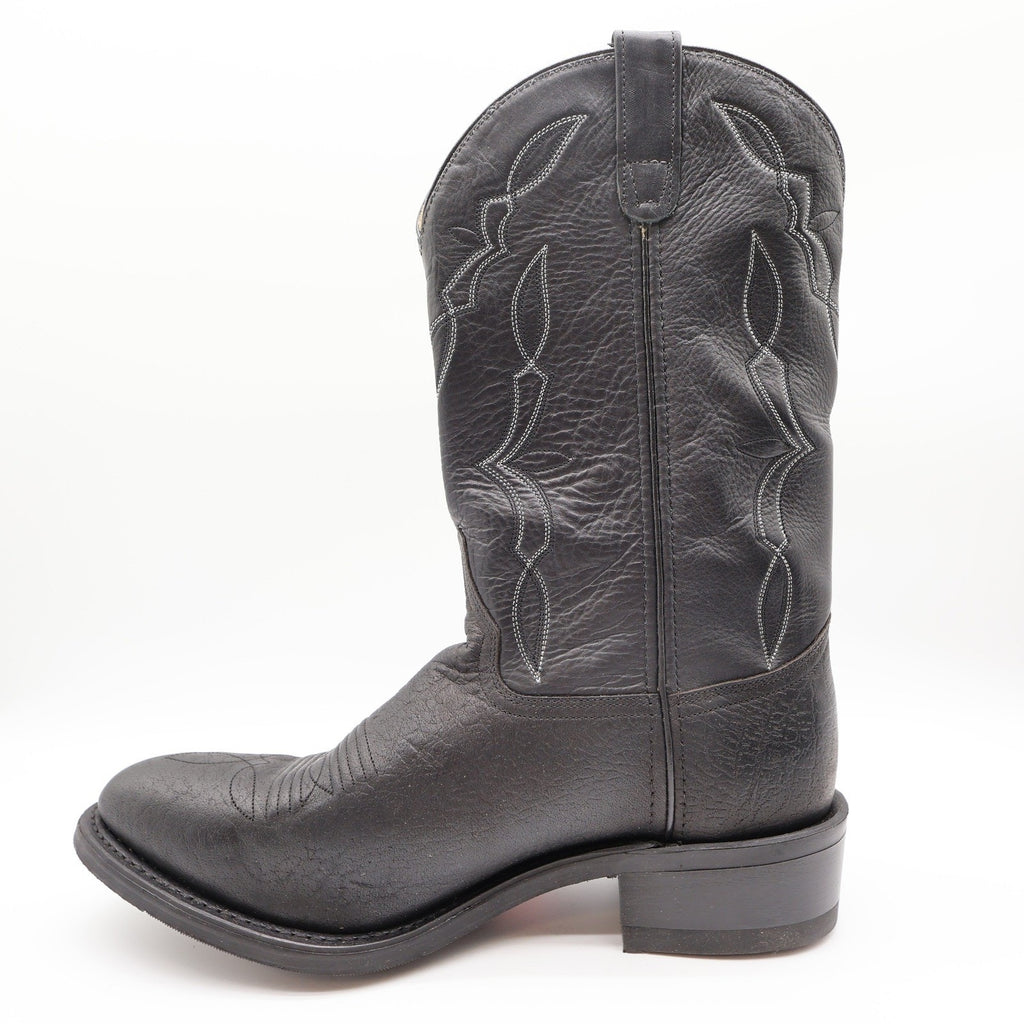 Double-H 3294 Western Cowboy Boots Mens 11.5 D Black Leather NWT Made in USA