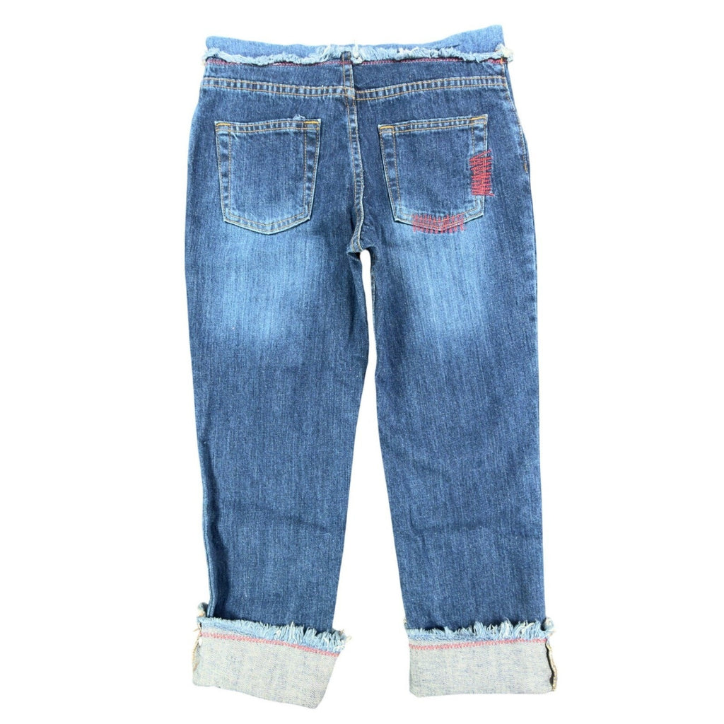 Hollywood Y2K Jeans Women 26 Blue Cotton Deadstock New With Tags - take2supply