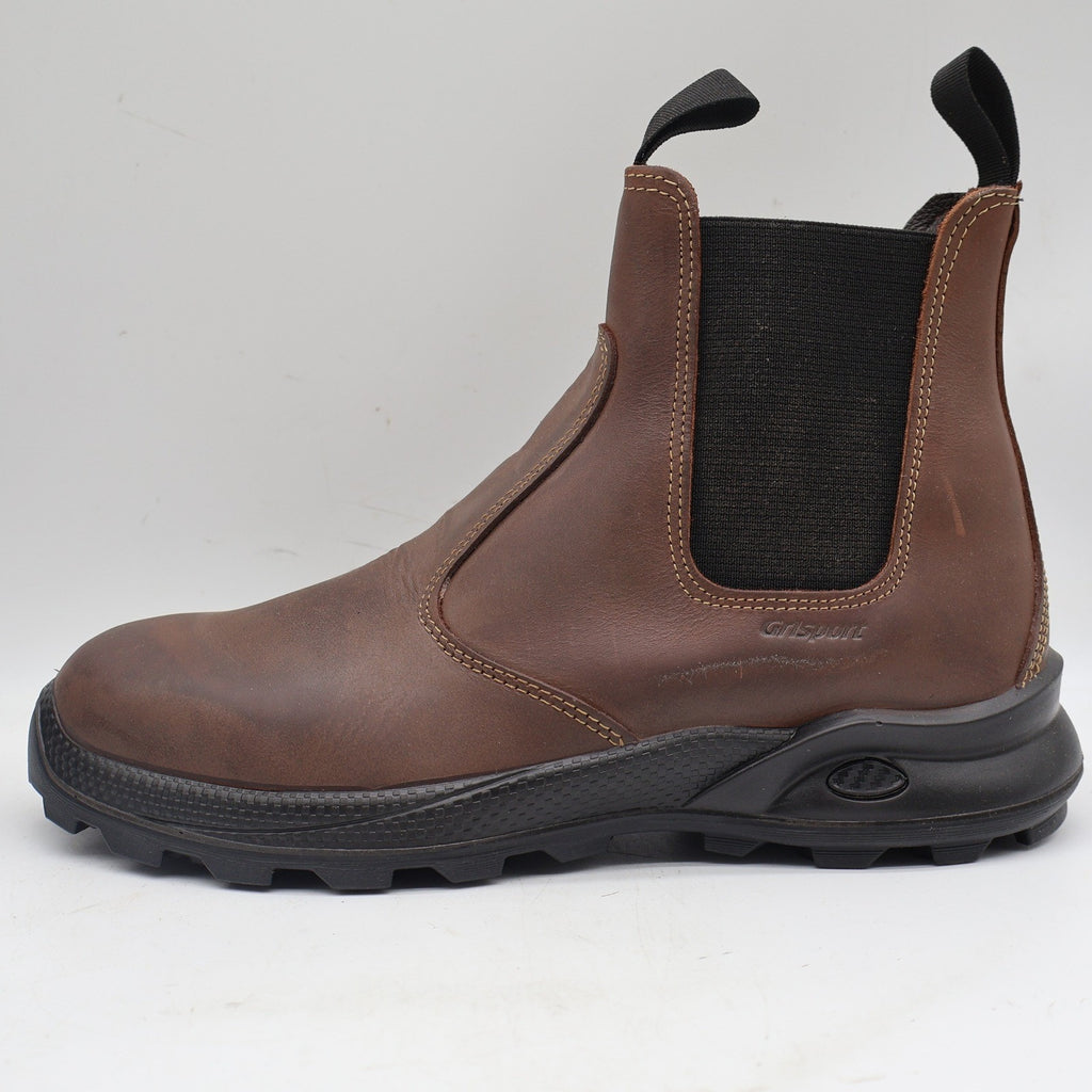 Grisport Cardigan Chelsea Boot Mens 11 Brown Leather Italy Work Safety 7003D9