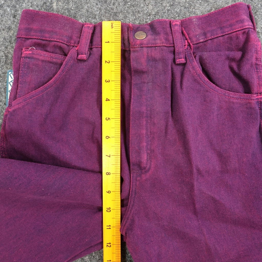 Maverick Vintage 80s Purple Jeans Girls 14 Reg USA Made NOS NWT 27.5x30 - take2supply