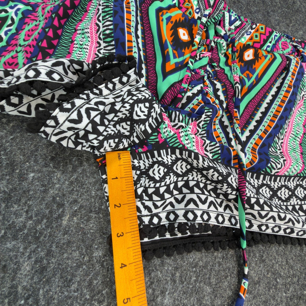 My Michelle Modern Tribal Print Shorts Juniors XL Multi Polyester NWT