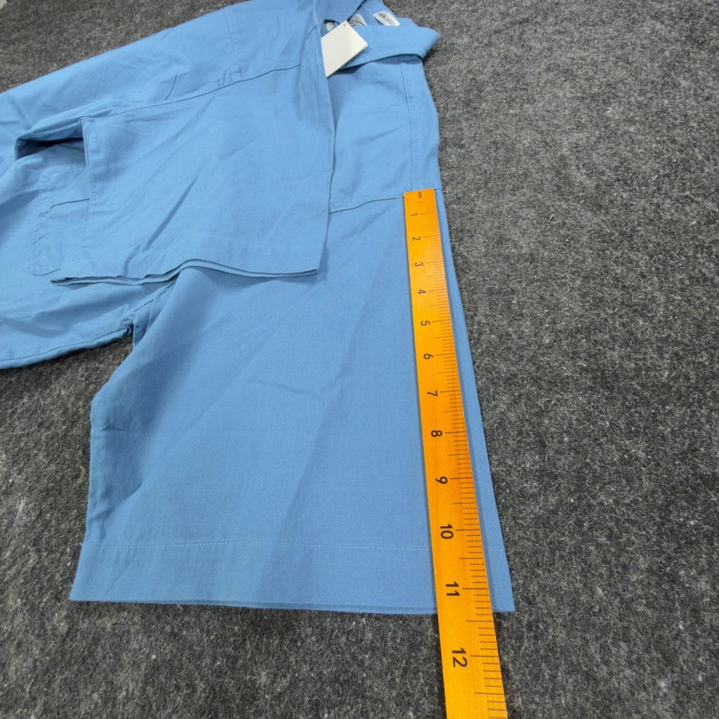 Levis Vintage 80s Diamond Label Shirt Mens L Blue Cotton Button Down NWT