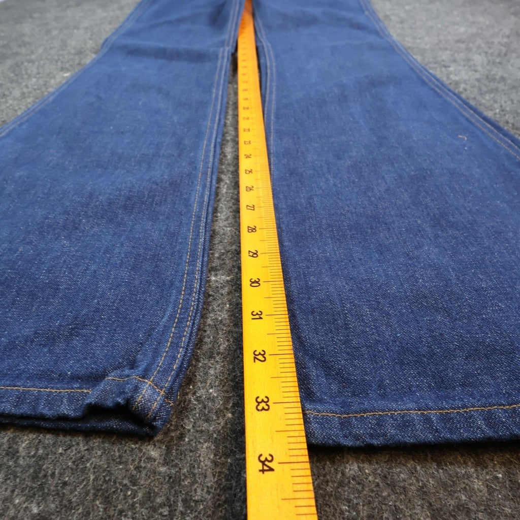 Maverick Vintage 70s Flare Jeans Mens 32XL Blue Cotton USA Made NOS NWT