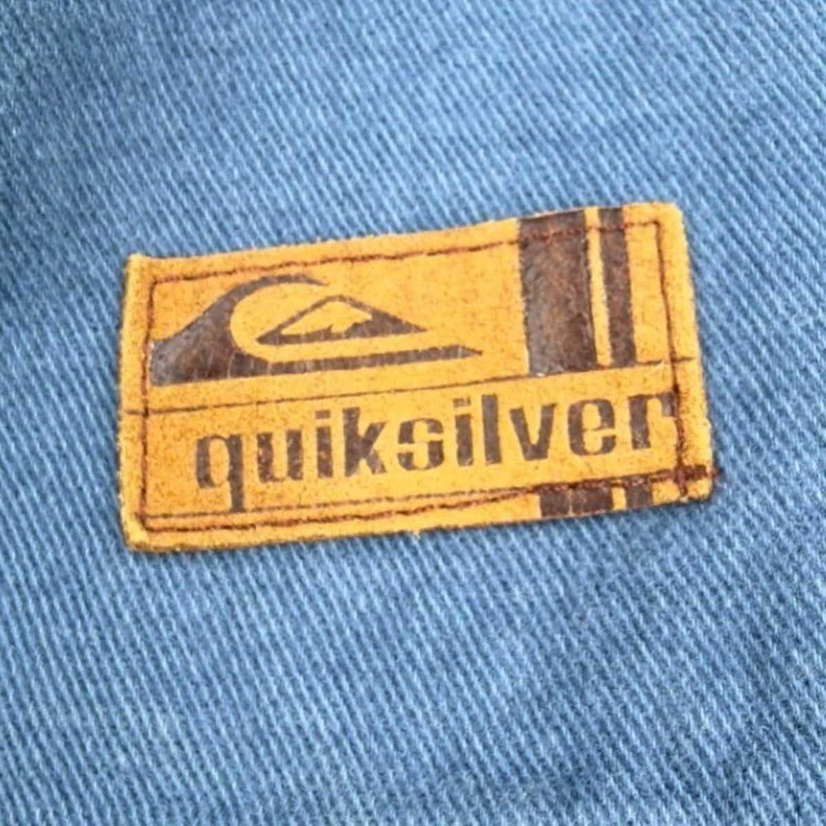 Quiksilver Vintage 90s Shorts Boys XL Blue Cotton Silver Edition NWT - take2supply