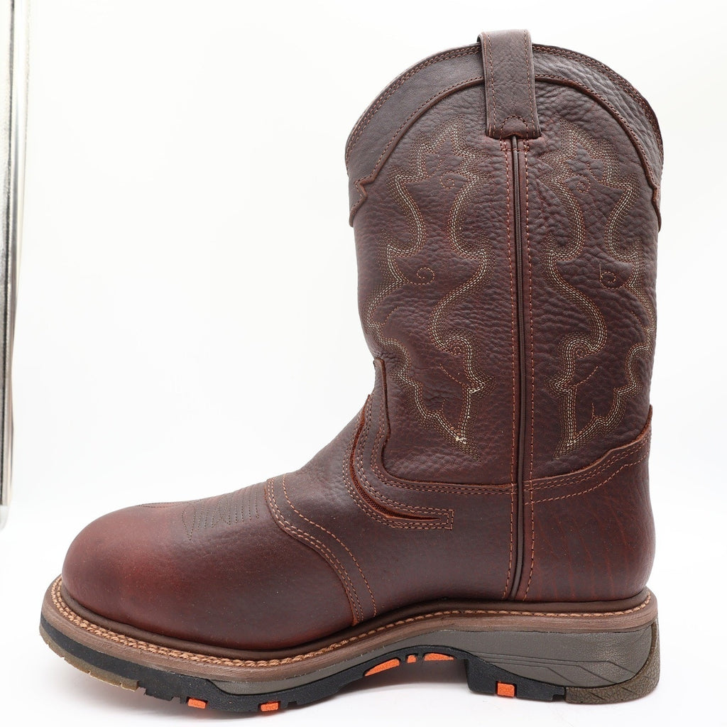 Double-H Roper Work Boots Mens 12 D Brown Leather Composite Toe DH5133 NWT Box
