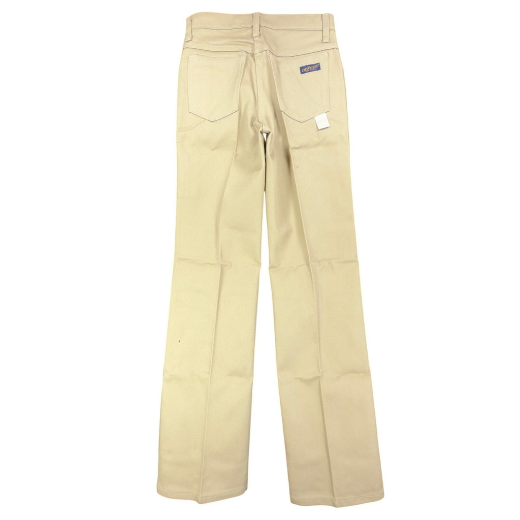Dee Cee Vintage 70s Work Pants Mens 28x32 Tan Cotton Blend NEW Made in USA