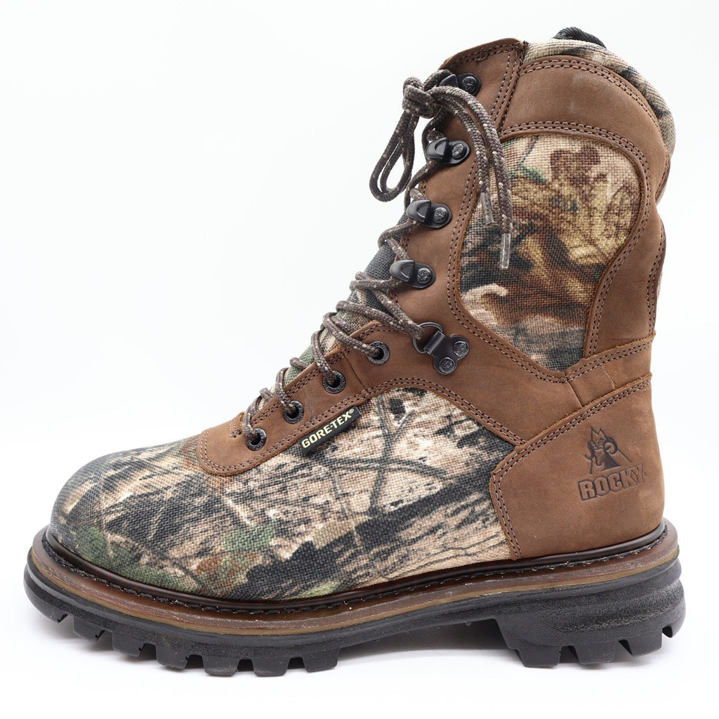 Rocky 9128 CornStalker Hunting Boots Mens 8.5 Camo Leather GORE-TEX New