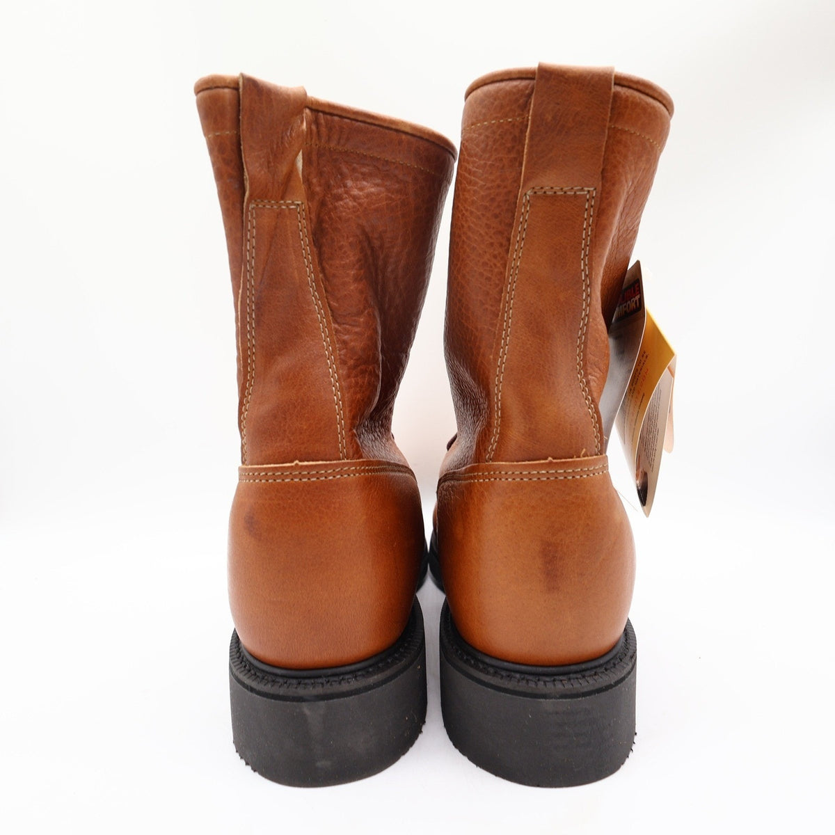Justin 762 Work Boots Mens 13D Copper Caprice Leather Made in USA New With Box