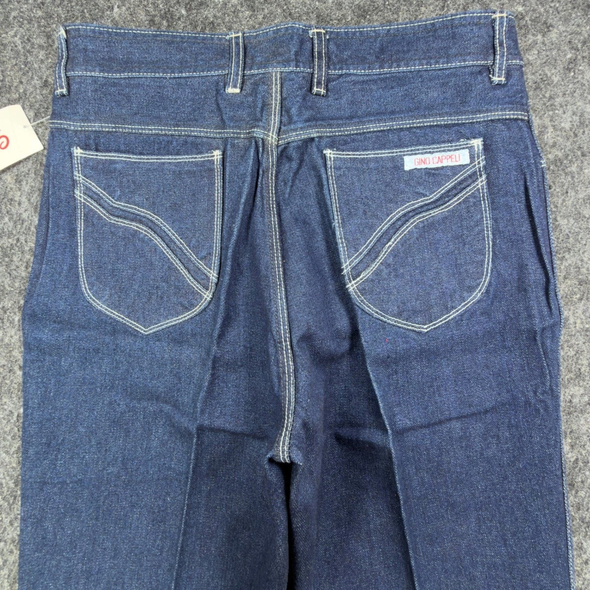 Gino Cappeli Vintage 70s Boot Cut Jeans Mens 34 Indigo Cotton NWT