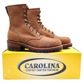 Carolina Logger Boots Mens 8 D Brown Leather Safety Steel Toe Work Boot 8585 NIB - take2supply