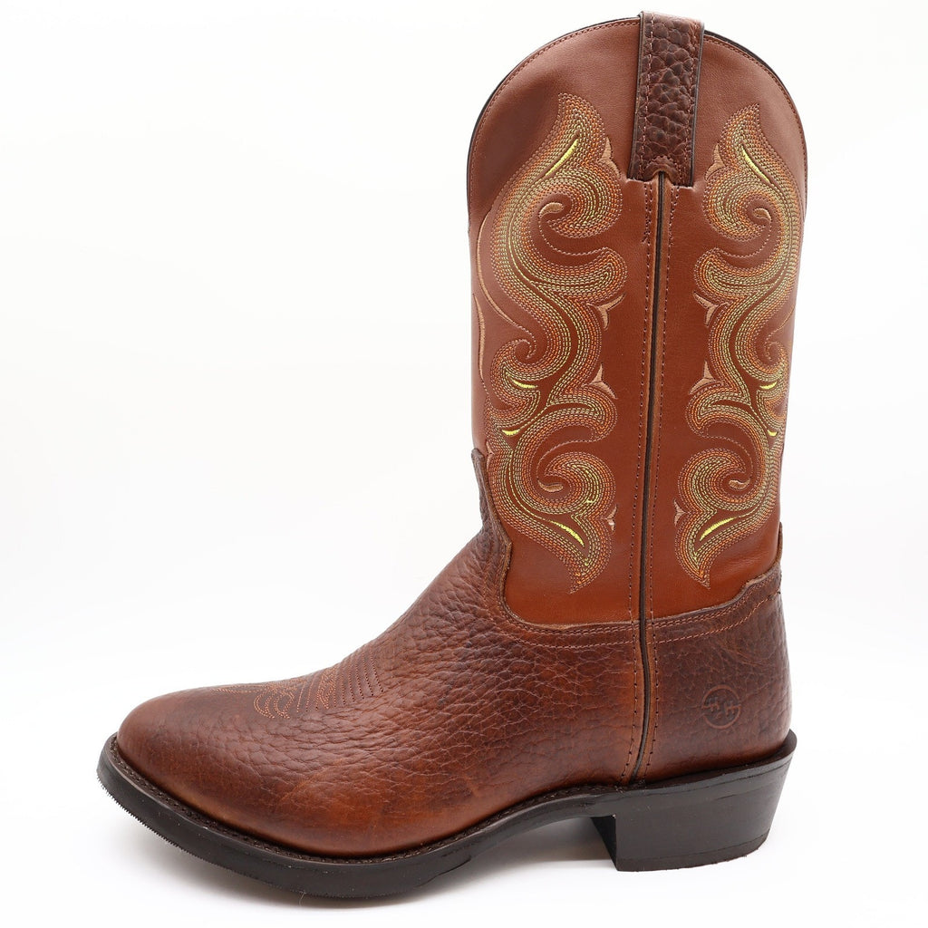 Double-H DH4417 Western Work Boots Mens 12 D Rust Leather R Toe New