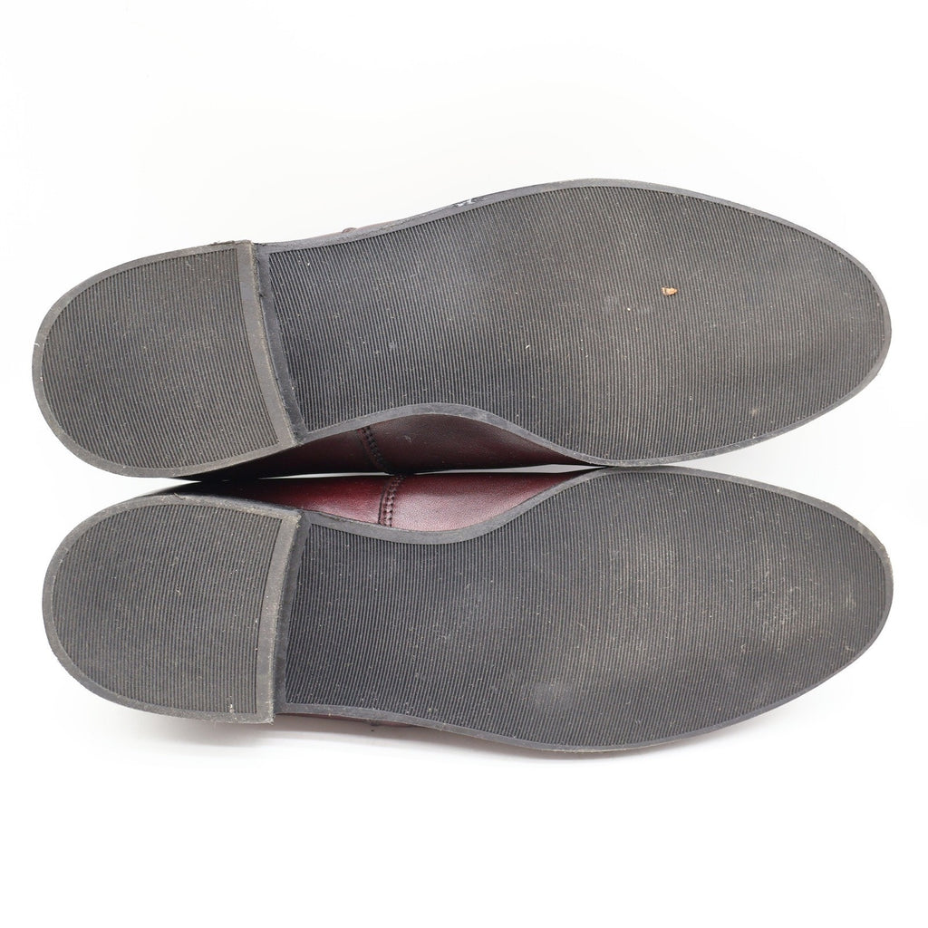 Vintage Armadillos Stanford II Burgundy Leather Oxfords Men's 10M USA Made New