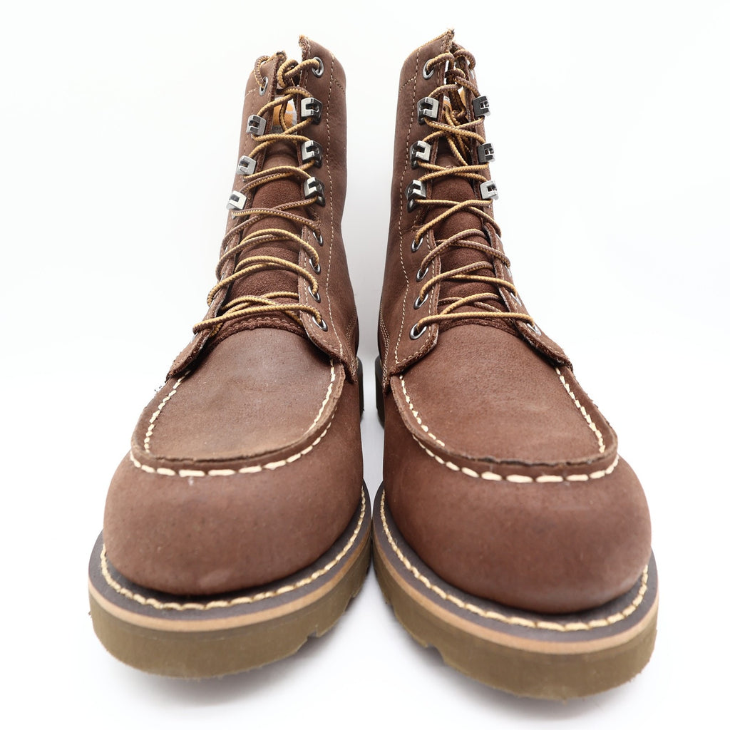 Carhartt Mens Modern Waterproof 8 Inch Wedge Work Boots Brown Leather 8.5 M NIB