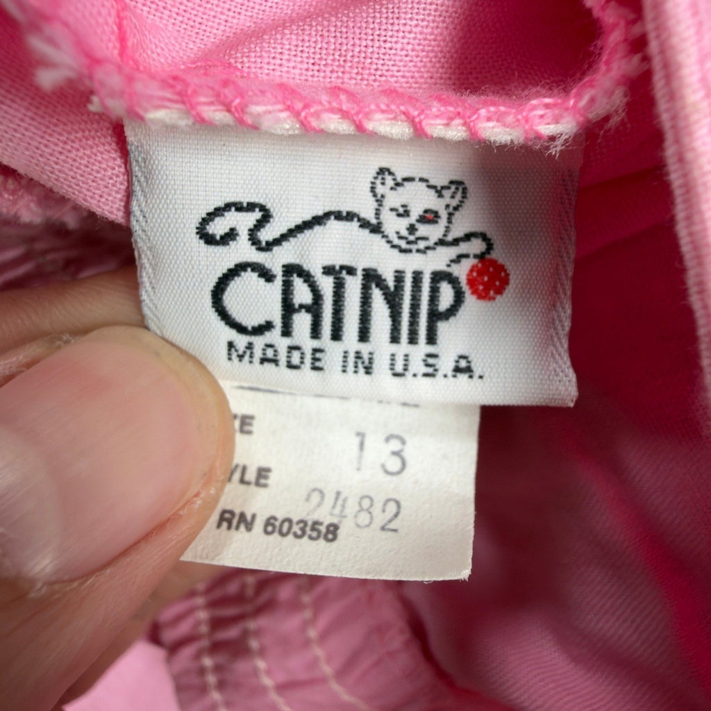 Catnip Vintage 80s High Waist Pleated Pants Womens 13 Pink Cotton NWT USA - take2supply