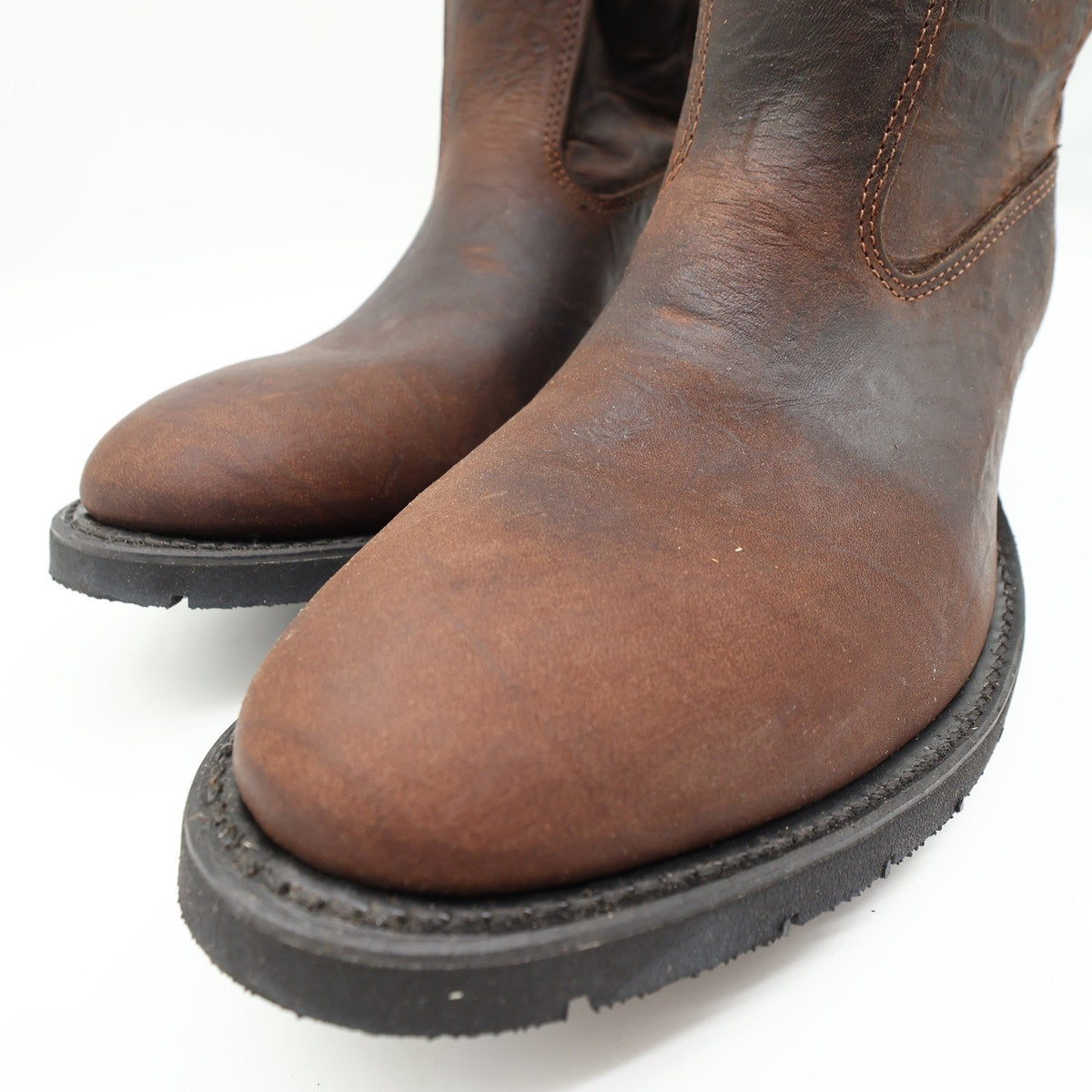 Double-H Aero-Glide 7 System Boots Mens 12 D Brown Leather NWT Vintage Style