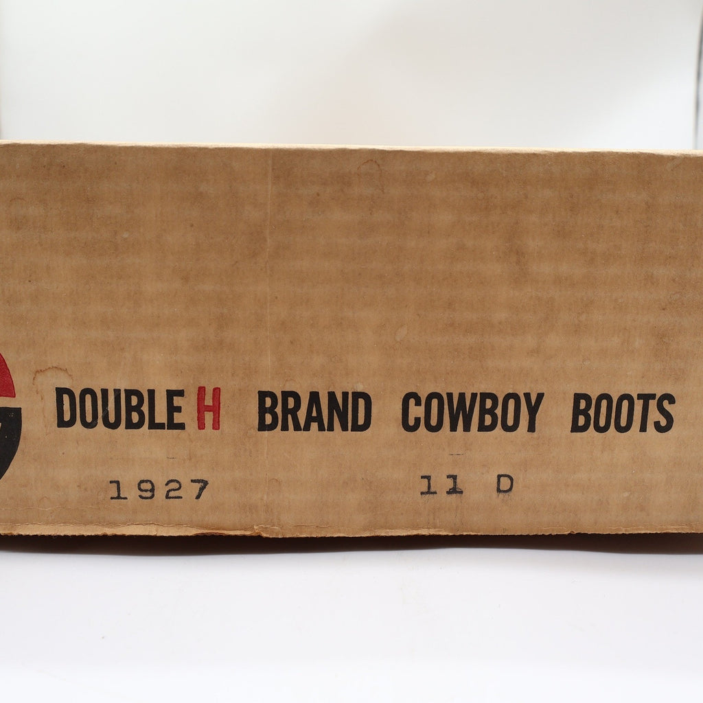 Double H 1927 Cowboy Boots Mens 11 D Brown Leather Western Deadstock NEW
