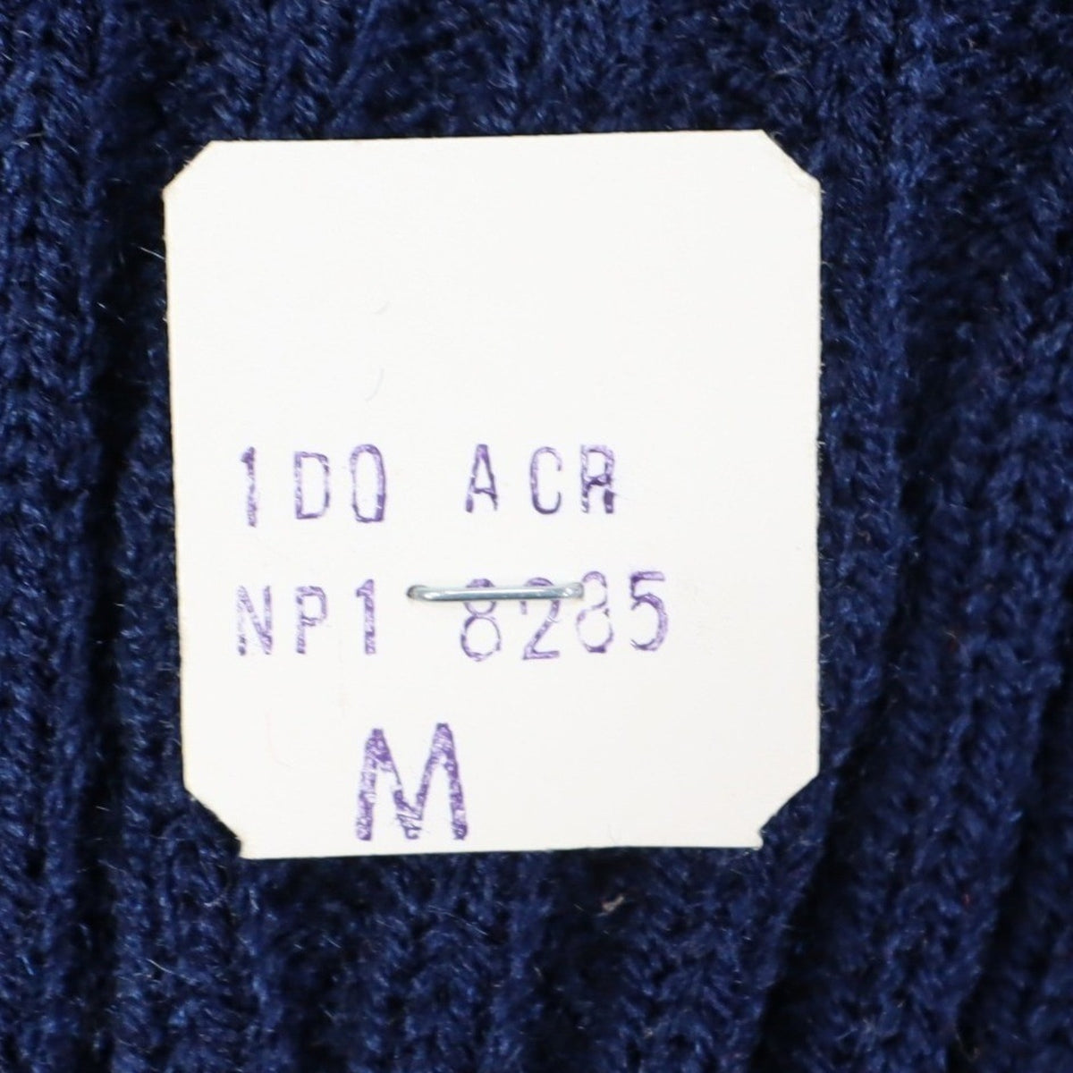 Bendini Sweater Vest Mens Medium Vintage Navy Blue Argyle Knit Acrylic C1011