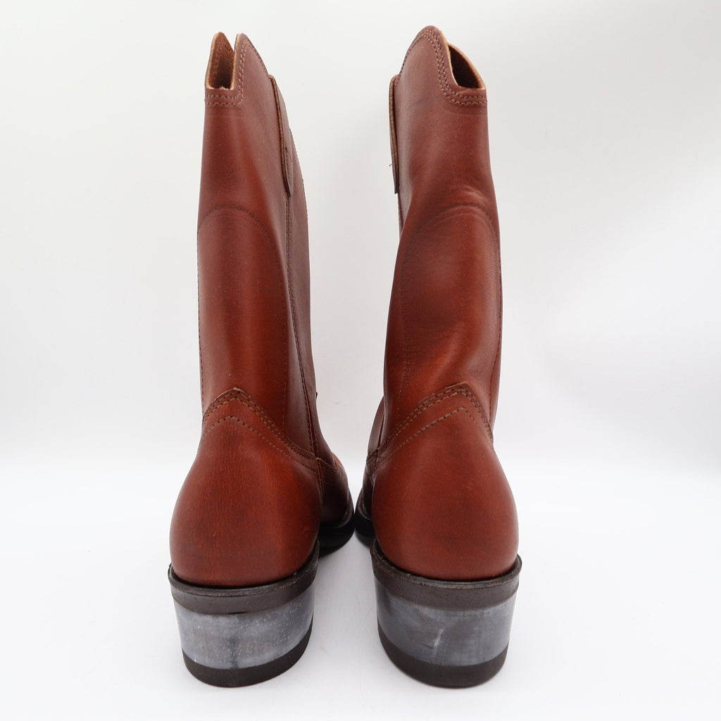 Double H Vintage 70s Western Boots Mens 6.5D Brown Leather New 2548 - take2supply