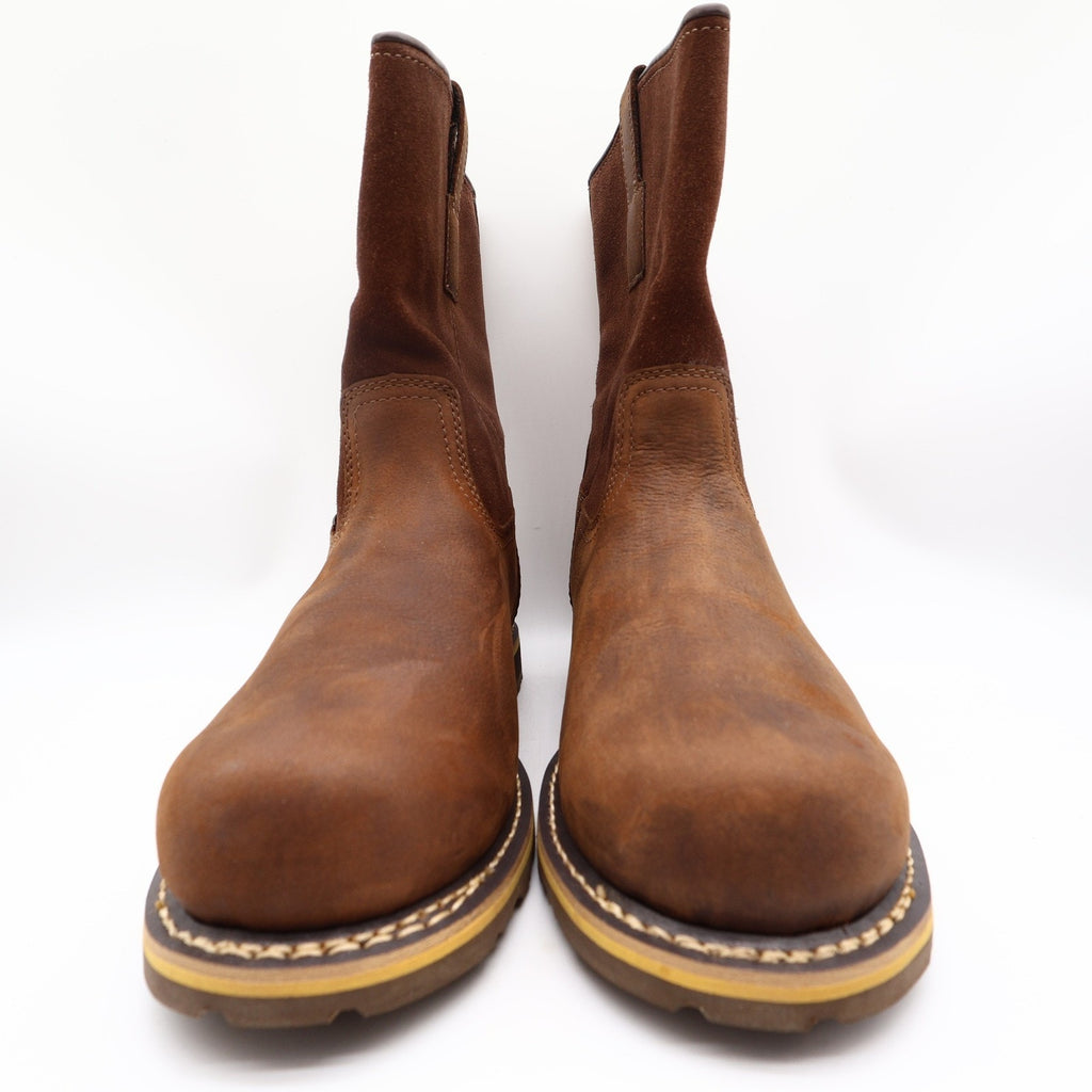 Carhartt CMP1053 Pull-On Work Boot Mens 12W Brown Leather Waterproof New