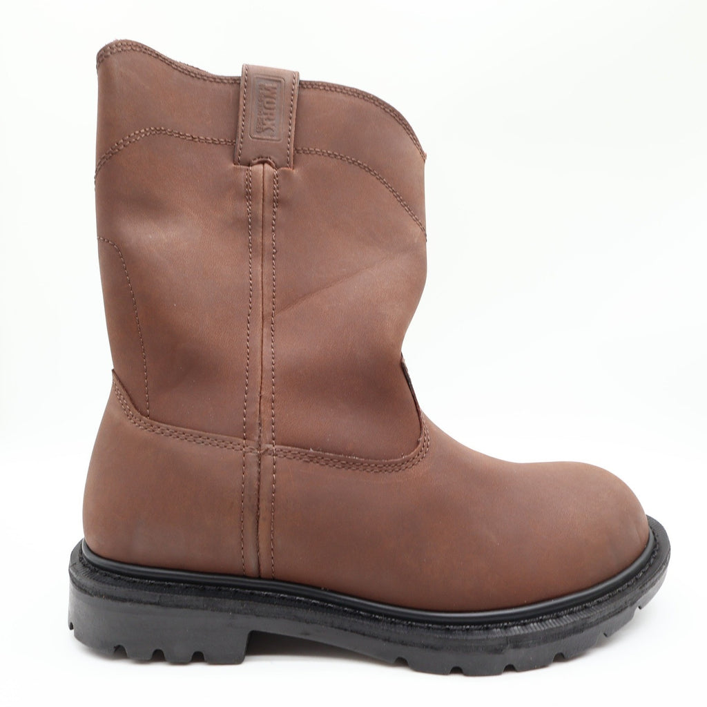 Worx Red Wing 5701 Steel Toe Boots Mens 11 Brown Leather Work Pull-On NIB - take2supply