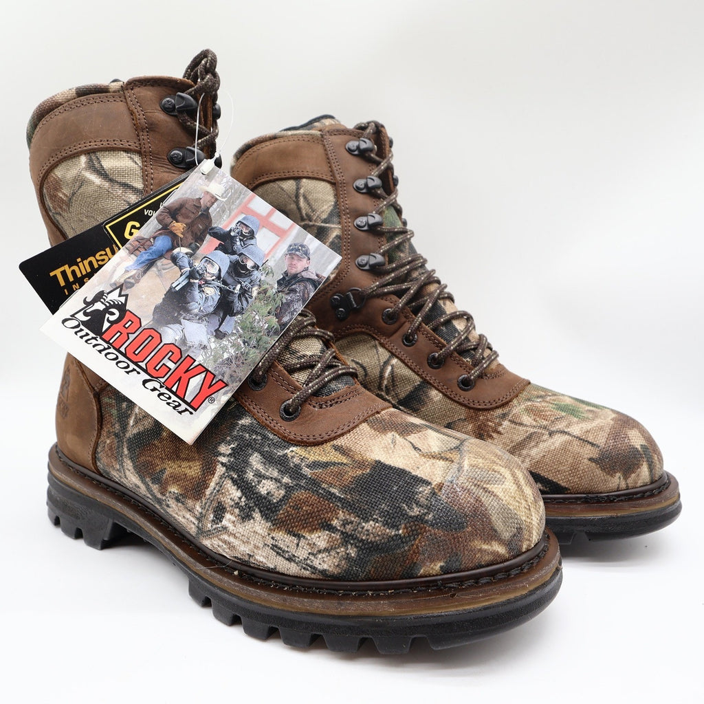 Rocky 9" CornStalker GTX Hunting Boots Mens 9W Camo Leather NWT