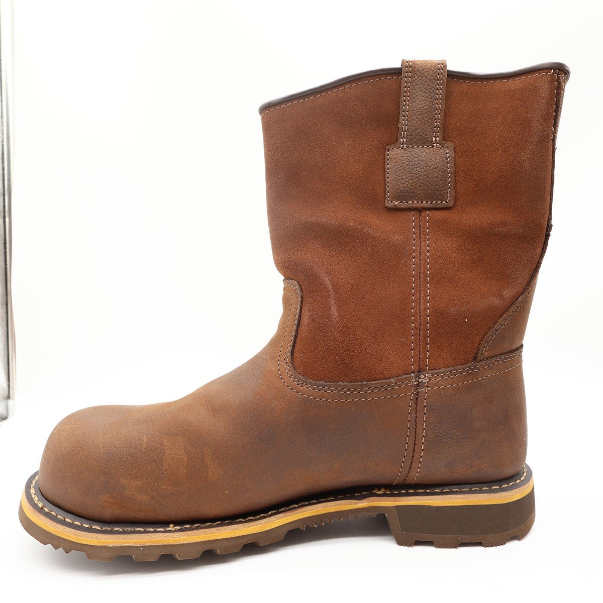 Carhartt Modern Work Boots Mens 12 M Brown Leather Safety Composite Toe NWT - take2supply