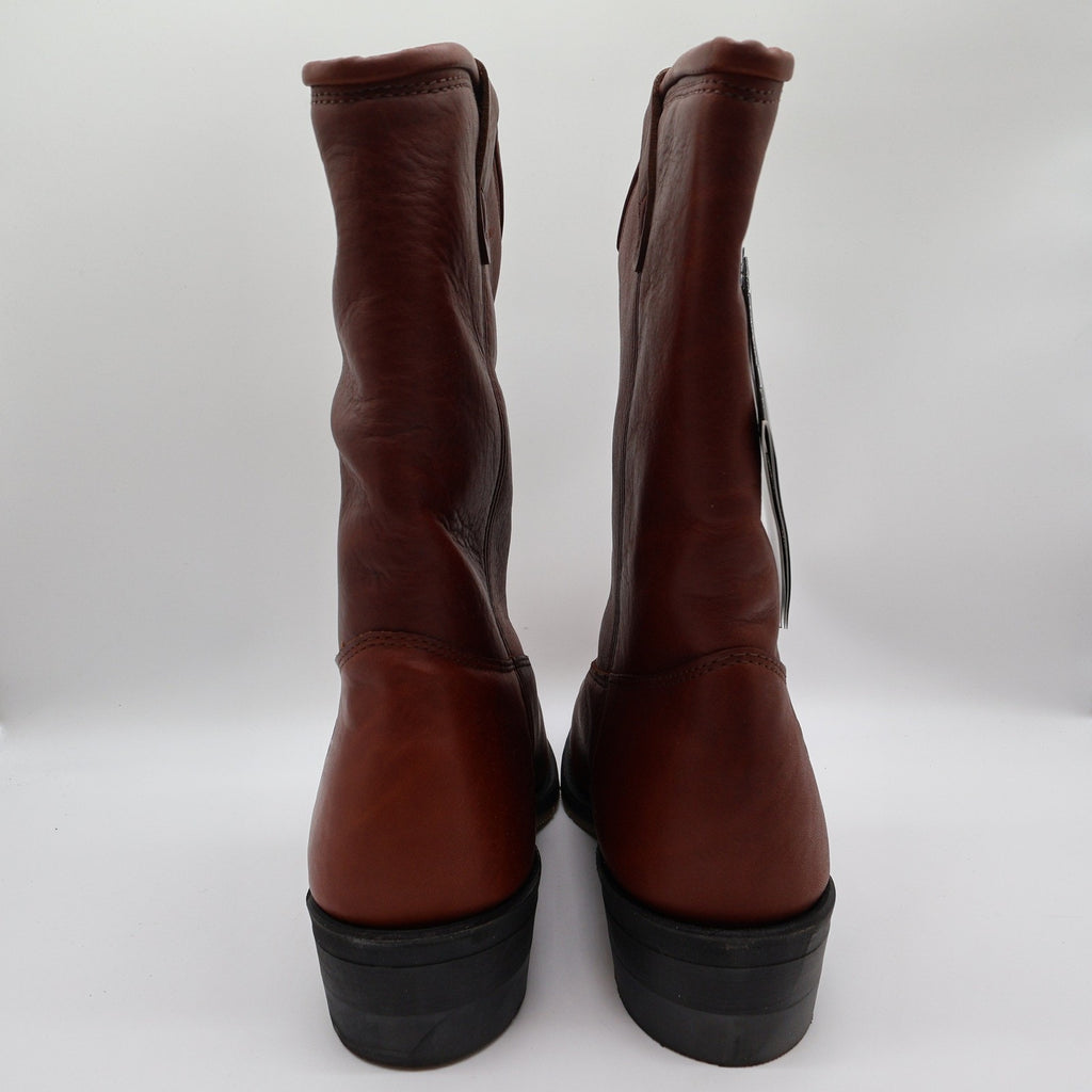 Double-H Wellington Boots Mens 10.5 D Brown Leather Work Boots NWT