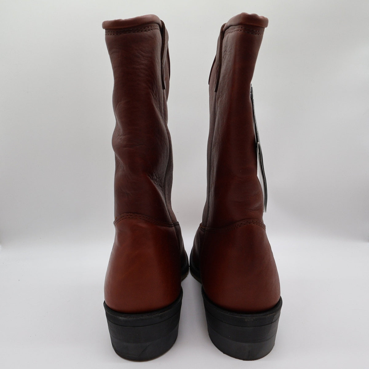 Double-H Wellington Boots Mens 10.5 D Brown Leather Work Boots NWT