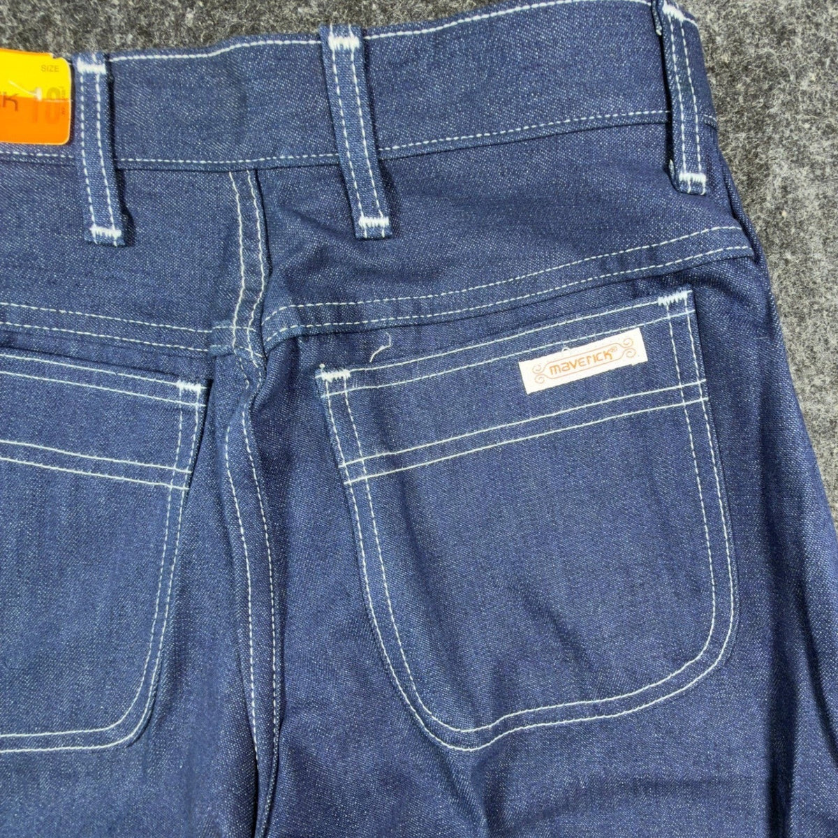 Lady Maverick Vintage 70s Jeans Women 10 Blue Cotton High Waist NWT Made in USA