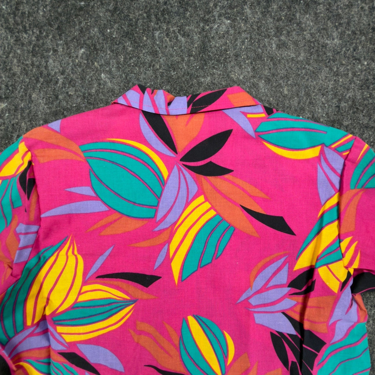 Wrangler Vintage 90s Hawaiian Shirt Mens Large Pink Cotton NWT Deadstock USA - take2supply