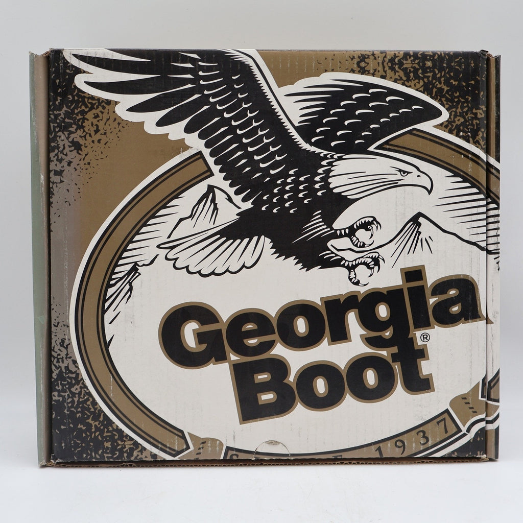 Georgia Boot Carbo-Tec 8 Work Boots Mens 11 Brown Leather Steel Safety Toe G8945