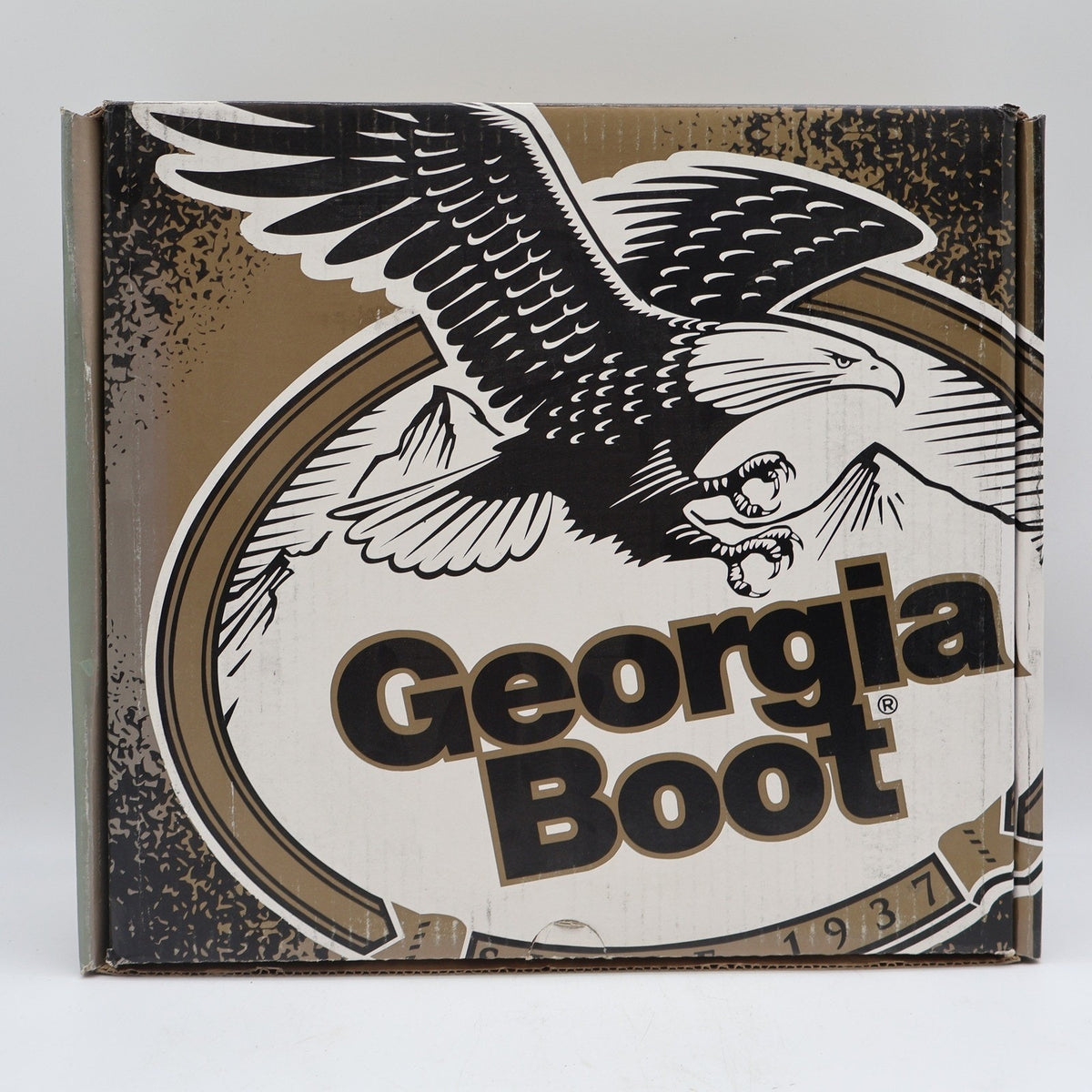Georgia Boot Carbo-Tec 8 Work Boots Mens 11 Brown Leather Steel Safety Toe G8945